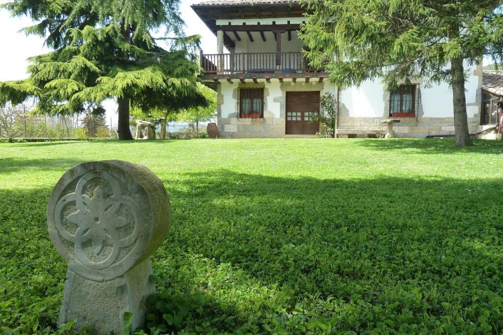 Casa rural Mertxenea Landetxea Elcano Exteriör bild